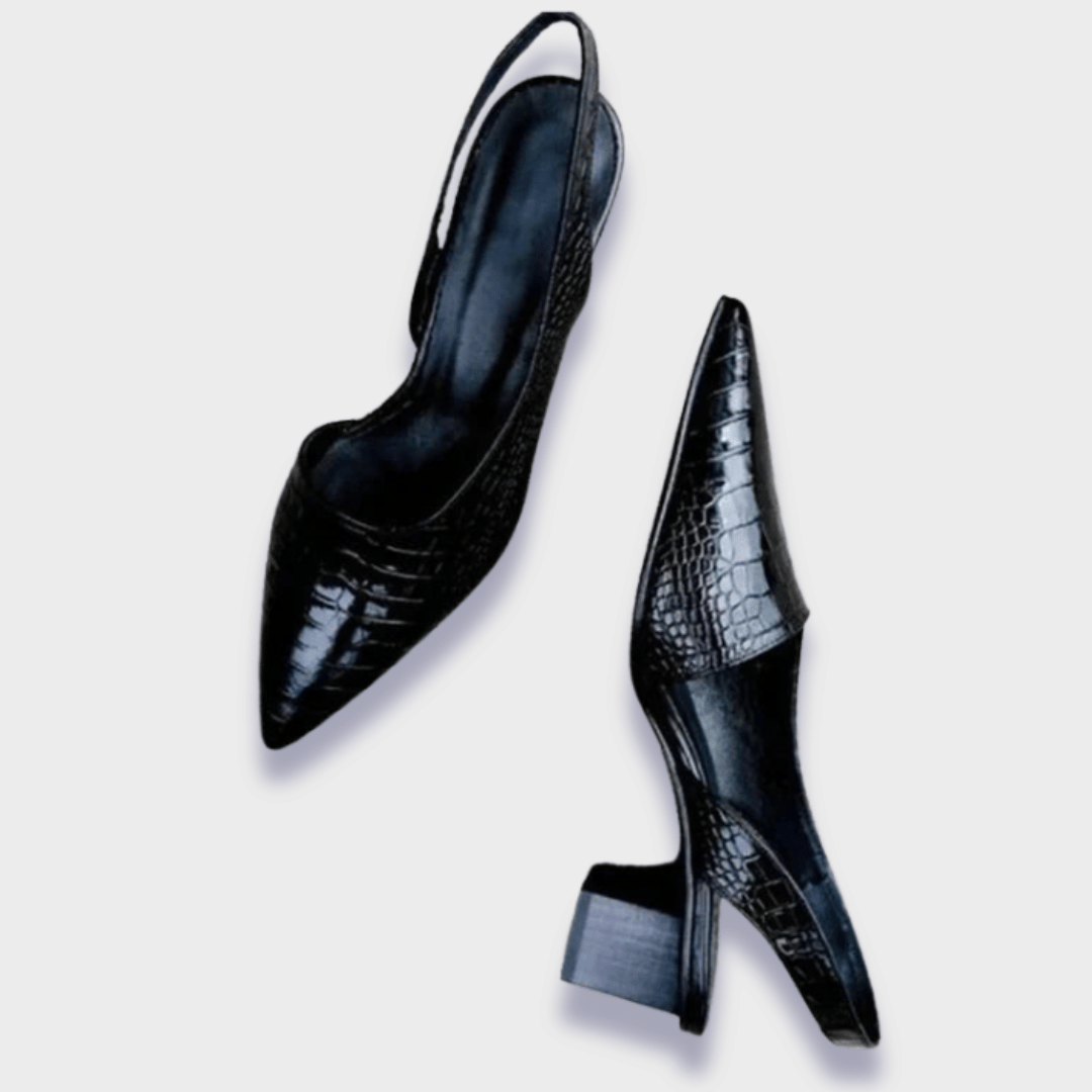 Corentine - Pump ortopediche in pelle sintetica premium