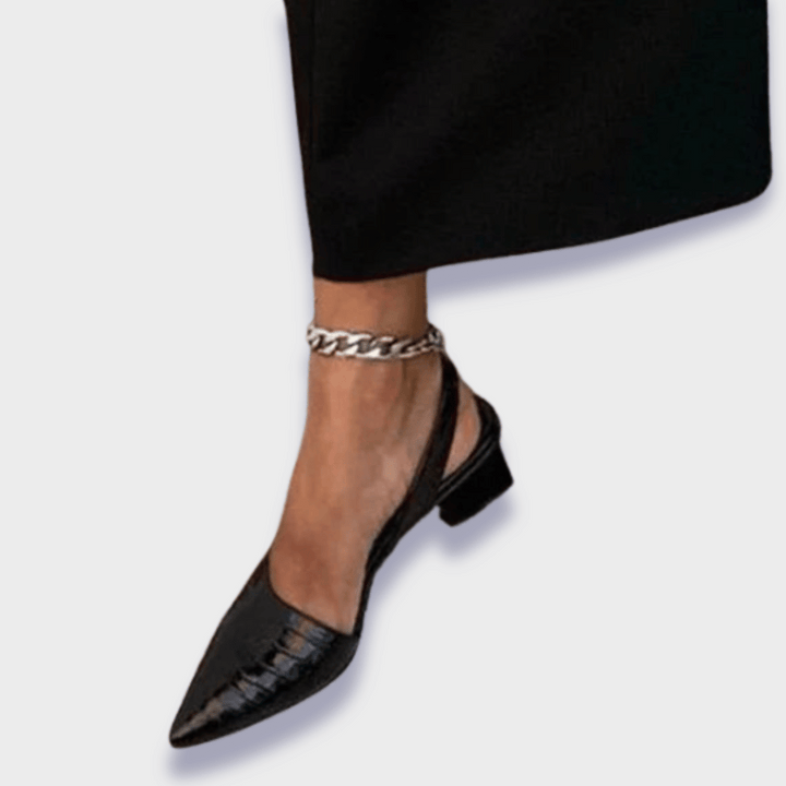 Corentine - Pump ortopediche in pelle sintetica premium