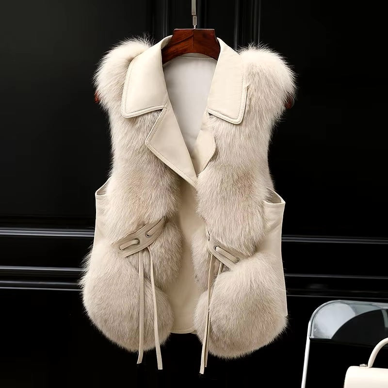 Rosella™ | Gilet in pelliccia sintetica dell'Imperatrice