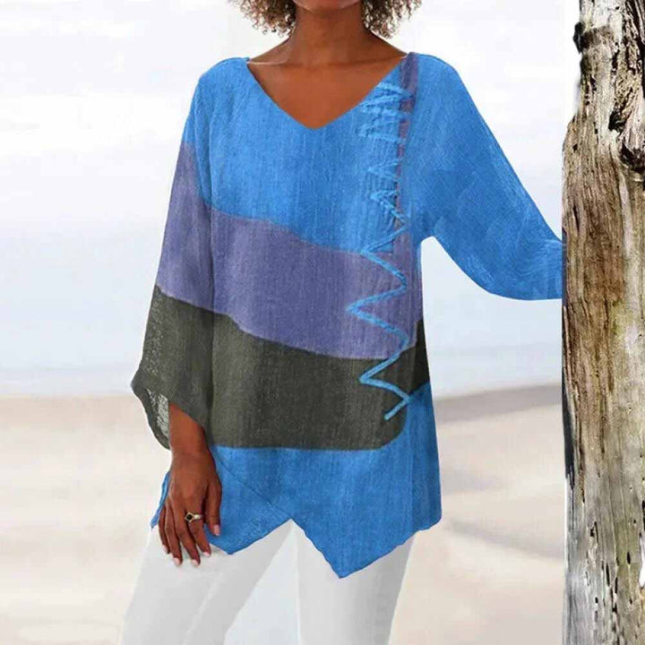 Élise™ | Camicia Elegante Tricolore