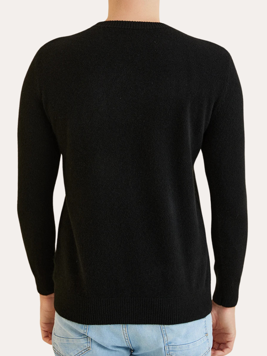 Maglione in Cashmere - Nero