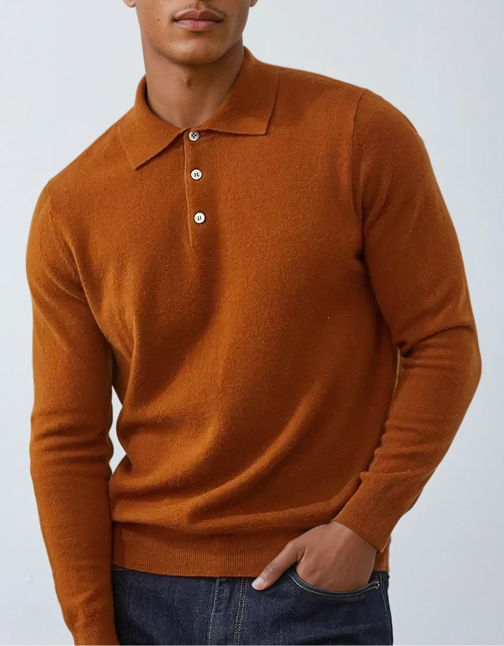 Polo Cashmere Classico – Marrone