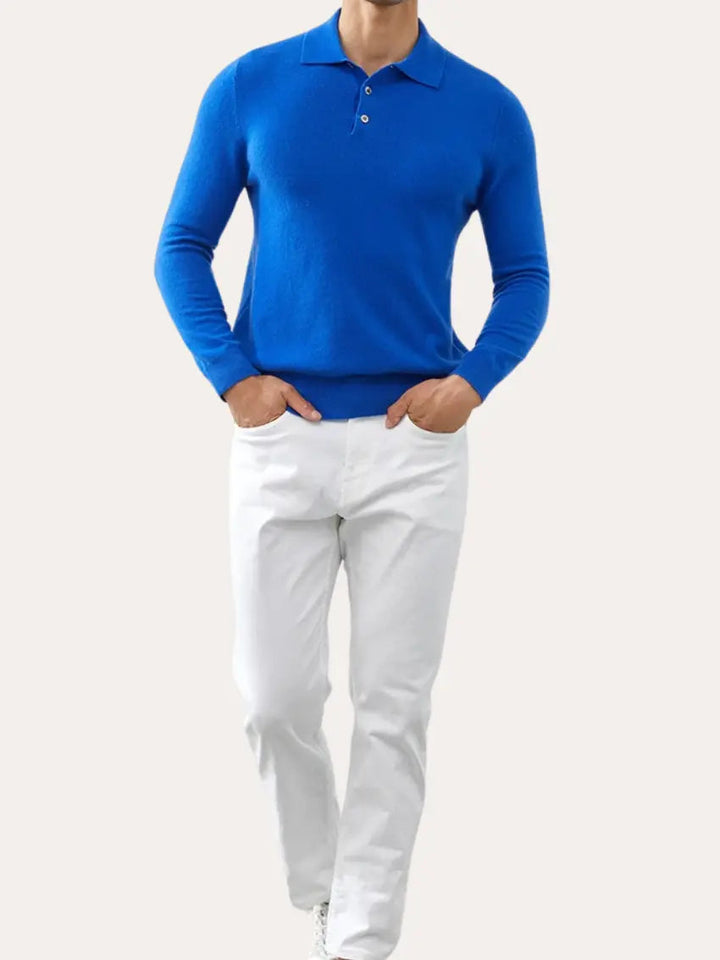 Polo Cashmere Classico – Blu
