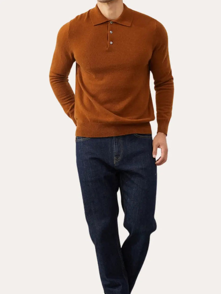 Polo Cashmere Classico – Marrone