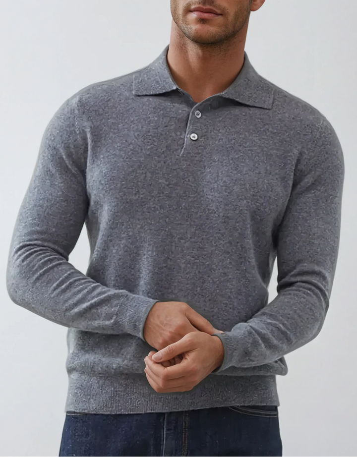 Polo Cashmere Classico - Grigio