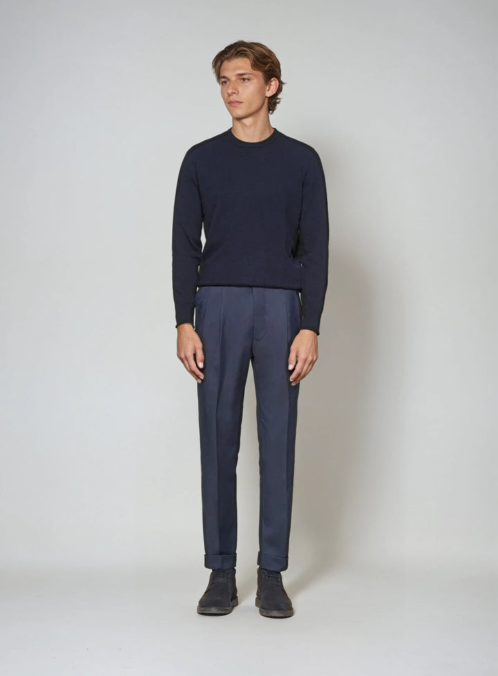 Maglione Premium Cashwool - Blu Marino