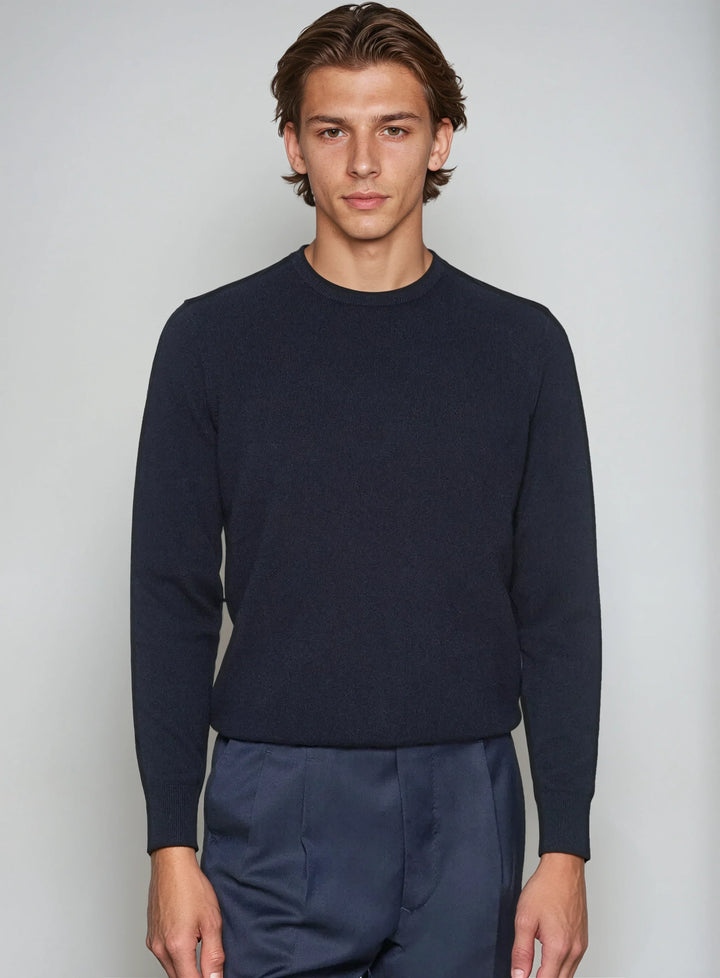 Maglione Premium Cashwool - Blu Marino