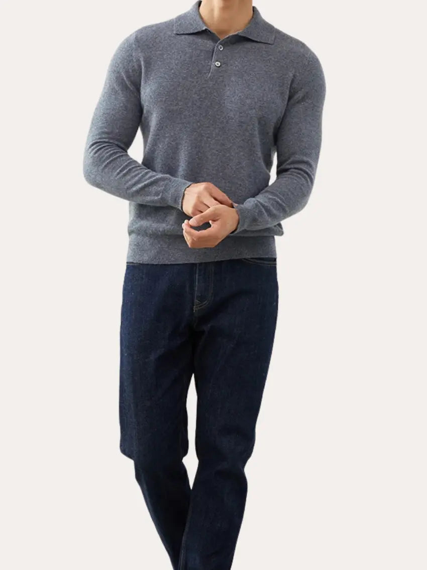 Polo Cashmere Classico - Grigio