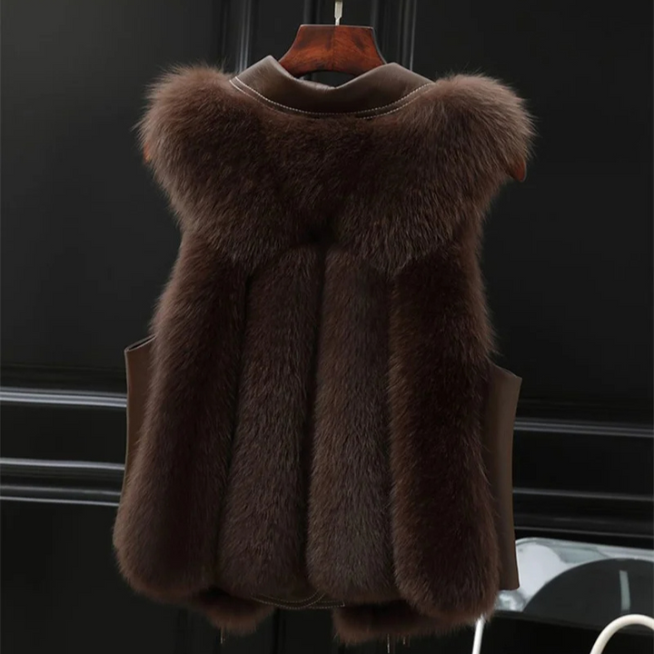Rosella™ | Gilet in pelliccia sintetica dell'Imperatrice
