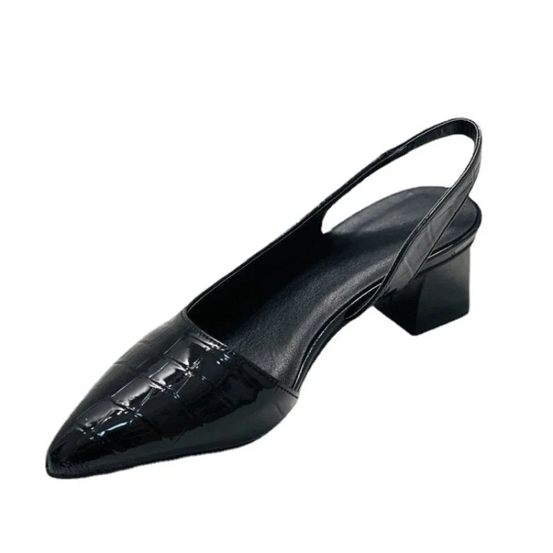 Corentine - Pump ortopediche in pelle sintetica premium