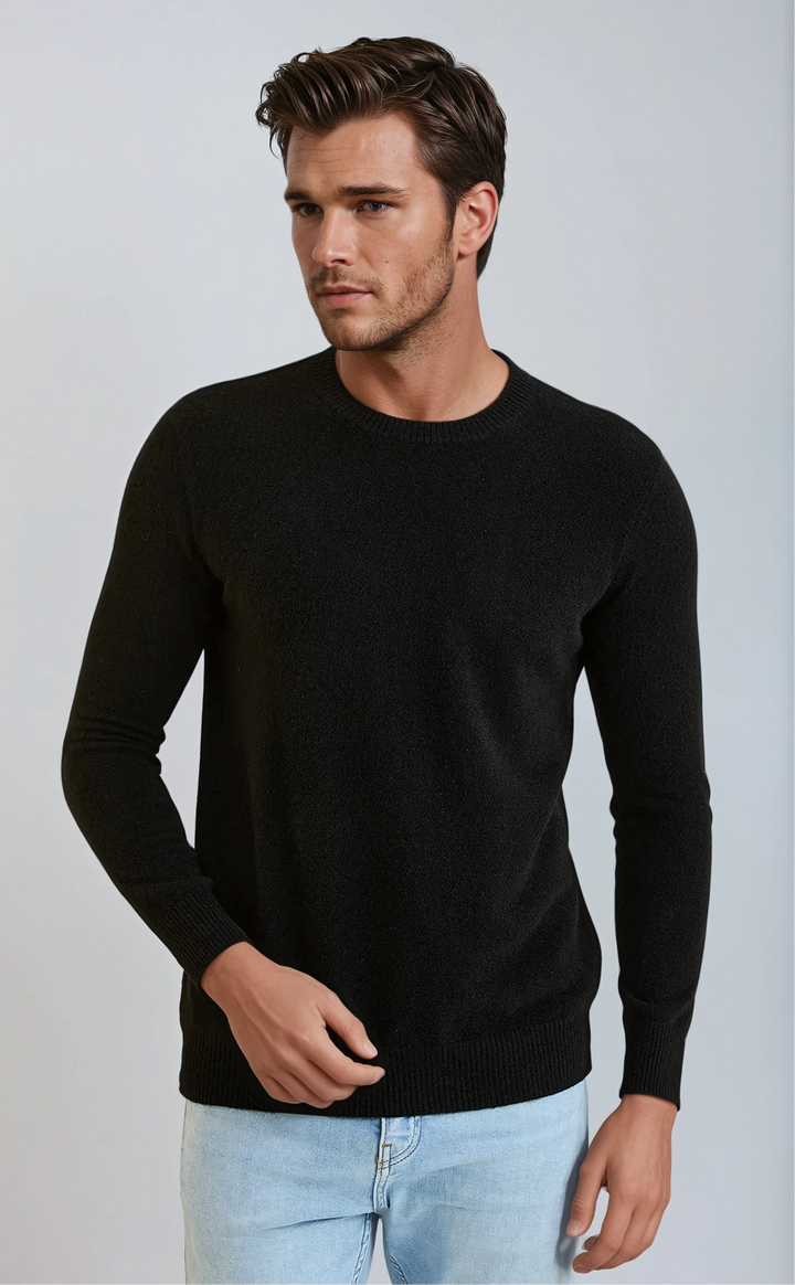 Maglione in Cashmere - Nero